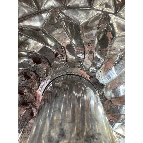 Vtg Kaiser Brand Silver Tone Metal Cake pan / Mold MADE IN WEST GERMANY - Picture 7 of 8